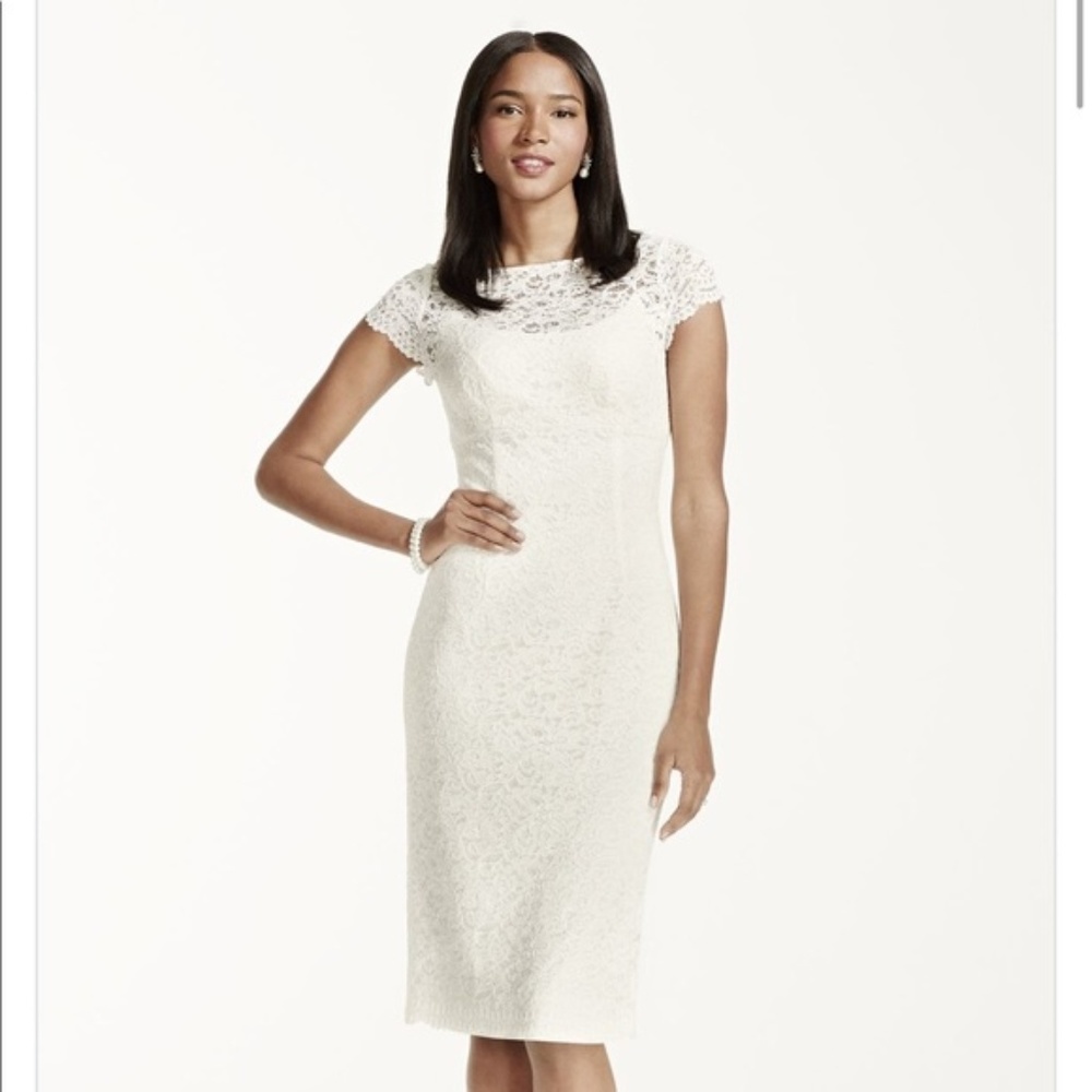 David's Bridal Lace Wedidng Dress